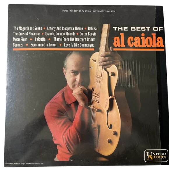 The Best of AL CAIOLA Vinyl Record LP, Guitarist Easy Listening Music, Vtg 1960s - Picture 1 of 2